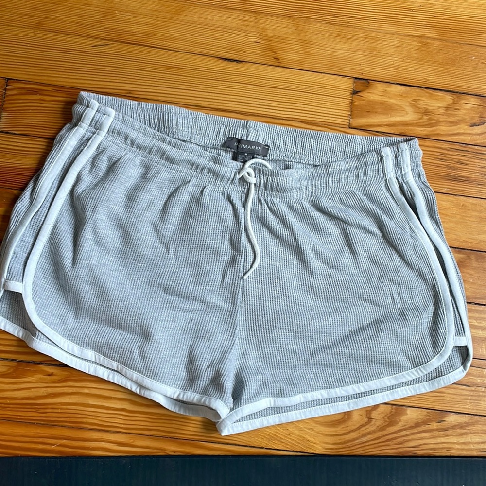 Gray Cotton Beach Shorts